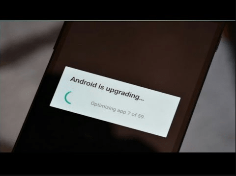 Lỗi android đang tối ưu hóa ứng dụng