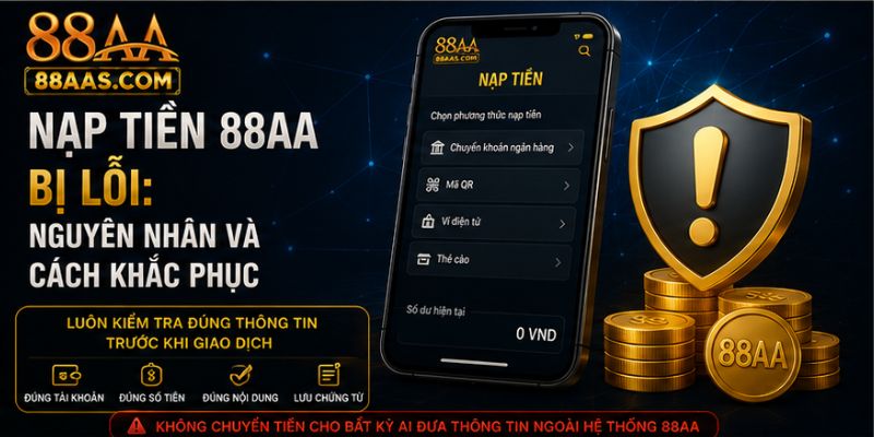nạp tiền 88aa bị lỗi